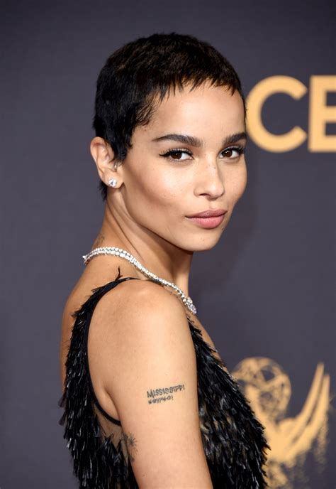 zoe kravitz new face